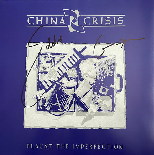 CHINA CRISIS - FLAUNT THE IMPERFECTION : BLUE VINYL - LP