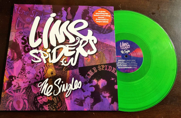 LIME SPIDERS - SINGLES : LIME GREEN VINYL - LP