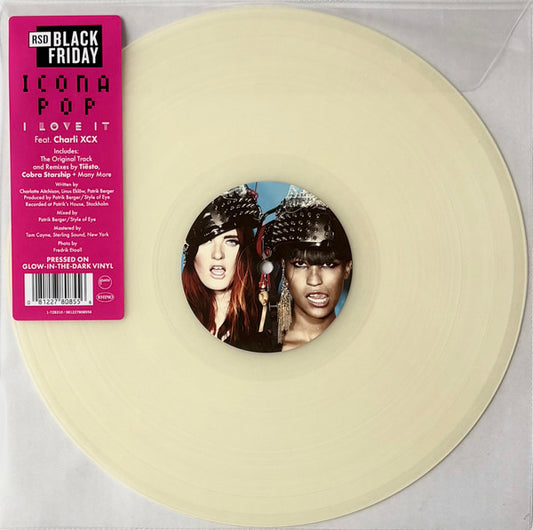 ICONA POP / CHARLI XCX - I LOVE IT : GLOW-IN-THE-DARK VINYL - LP