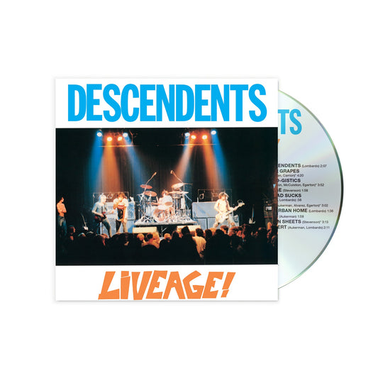 DESCENDENTS - LIVEAGE! : 2026 REISSUE - CD