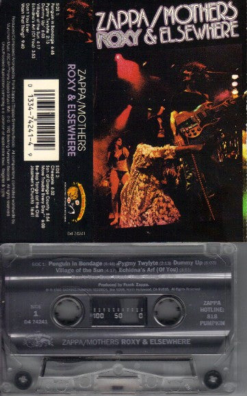 ZAPPA, FRANK - ROXY & ELSEWHERE (CASSETTE) - CS