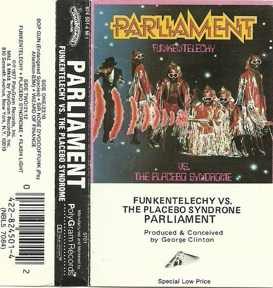 PARLIAMENT - FUNKENTELECHY V. PLACEBO... (CASSETTE) - CS