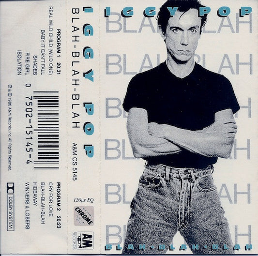 POP, IGGY - BLAH BLAH BLAH (CASSETTE) - CS