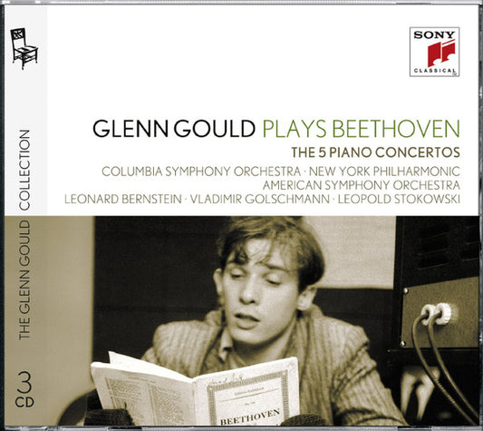 GOULD, GLENN - PLAYS BEETHOVEN: THE 5 PIANO CONCERTOS - CD
