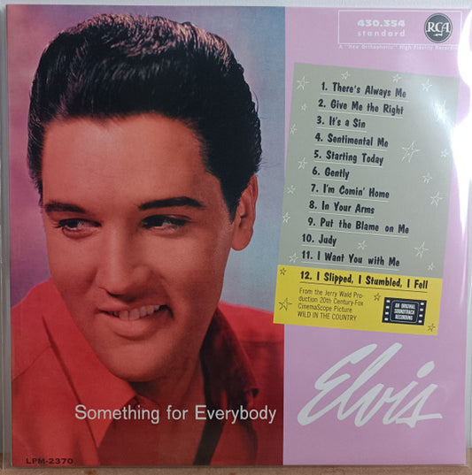 PRESLEY, ELVIS - SOMETHING FOR EVERYBODY : LIQUID FILLED - LP