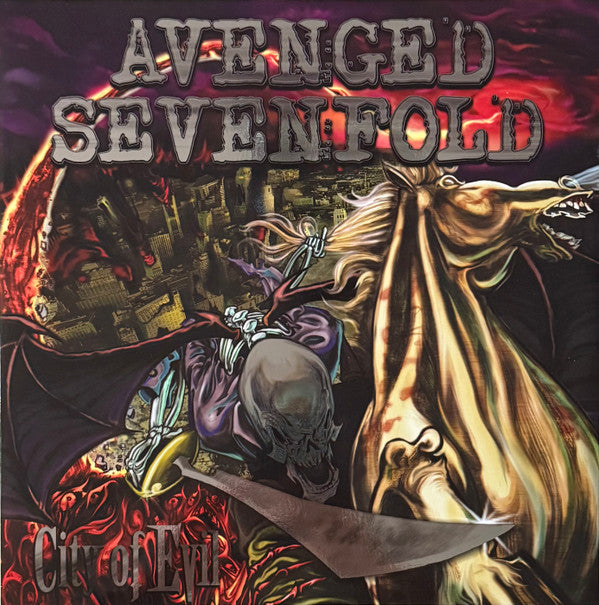 AVENGED SEVENFOLD - CITY OF EVIL: 2LP ORANGE/RED VINYL - LP