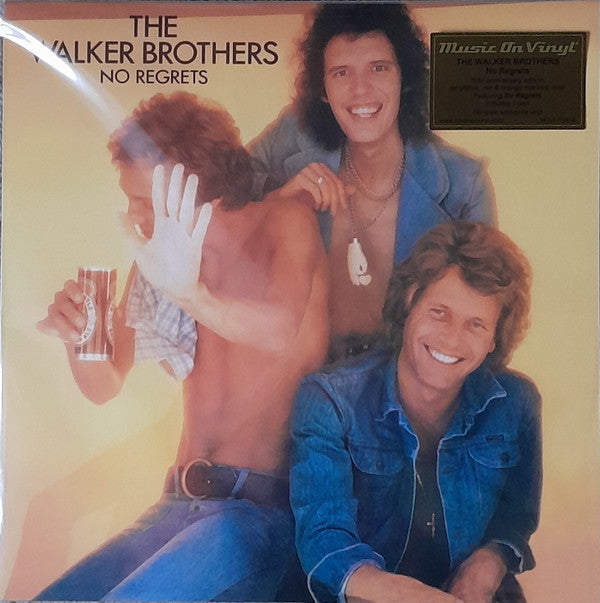 WALKER BROTHERS - NO REGRETS : YELLOW RED & ORANGE MARBLED - LP