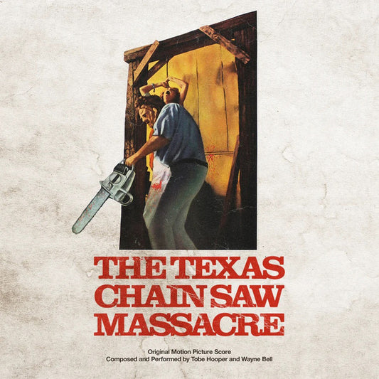 TEXAS CHAINSAW MASSACRE (1974) - SOUNDTRACK : BLOOD RED & BLACK VINYL - LP
