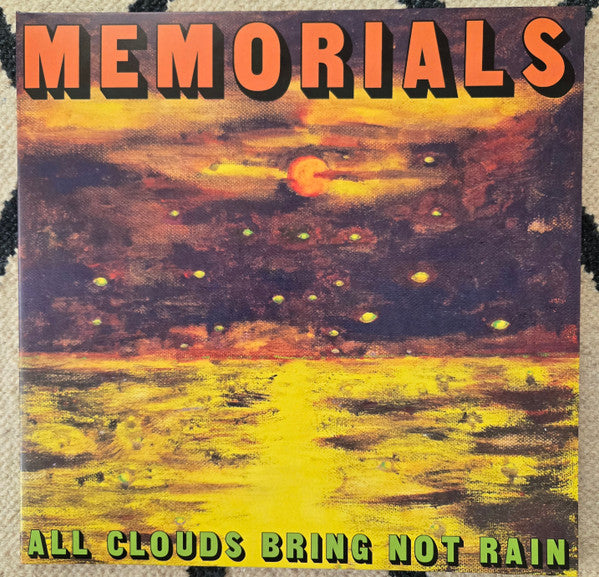 MEMORIALS - ALL CLOUDS BRING NOT RAIN : ORANGE VINYL - LP