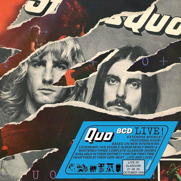 STATUS QUO - LIVE! : 8CD DELUXE BOX SET (7" X 7") - CD