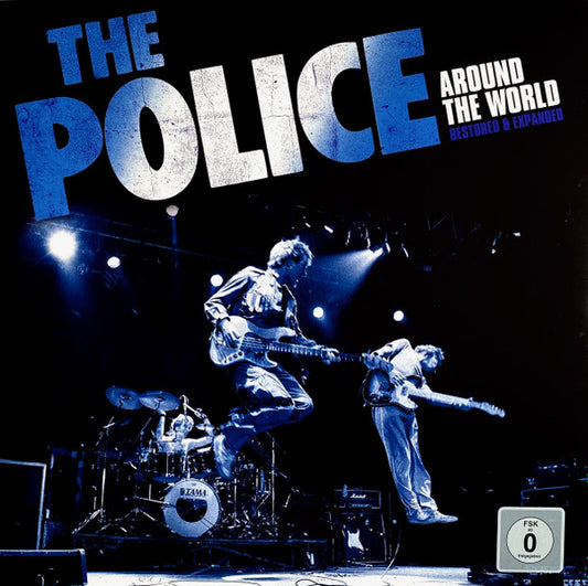 POLICE - AROUND THE WORLD : BLUE VINYL LP + DVD - LP