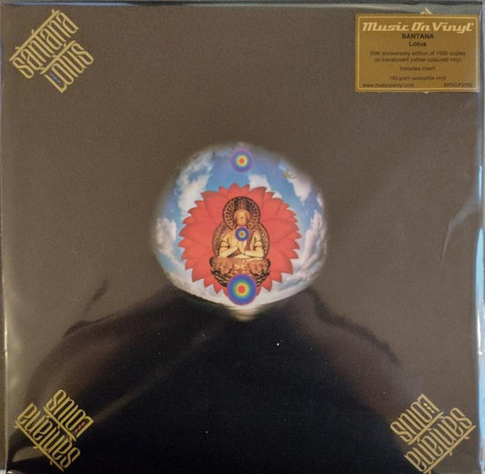 SANTANA - LOTUS : 3LP YELLOW COLOURED VINYL - LP