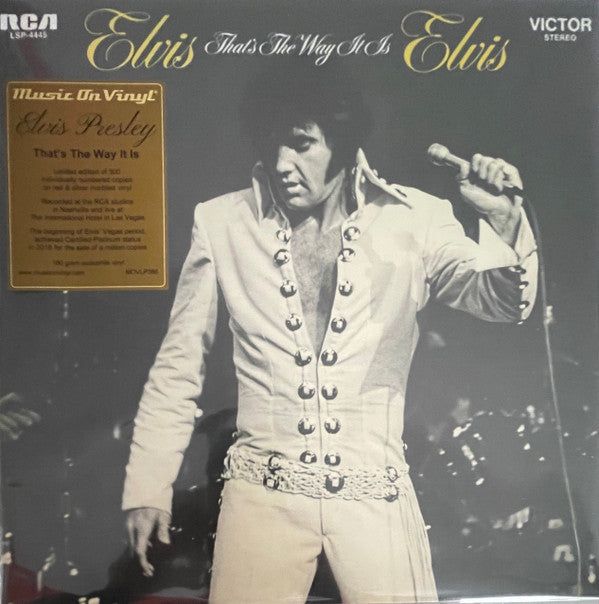PRESLEY, ELVIS - THAT'S THE WAY IT IS : RED 180-GRAM - LP