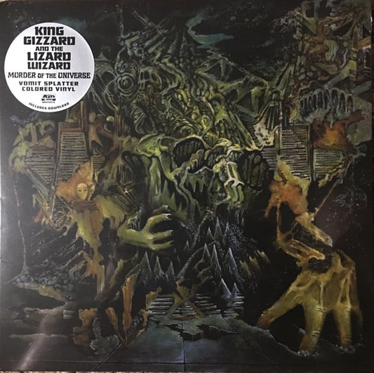 KING GIZZARD & THE LIZARD WIZARD - MURDER OF THE UNIVERSE : GREEN SPLATTER - LP