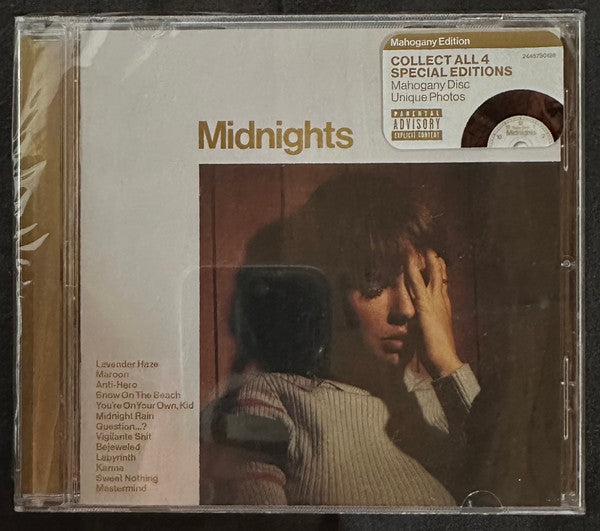 SWIFT, TAYLOR - MIDNIGHTS : MAHOGANY EDITION - CD