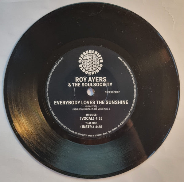 AYERS, ROY - EVERYBODY LOVES THE SUNSHINE - 7