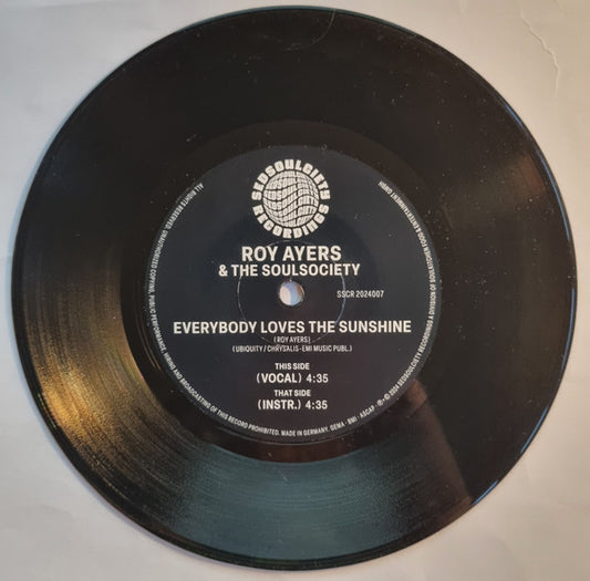 AYERS, ROY - EVERYBODY LOVES THE SUNSHINE - 7