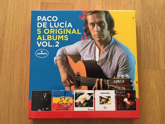 DE LUCIA, PACO - 5 ORIGINAL ALBUMS VOL 2 : 5CD SET - CD