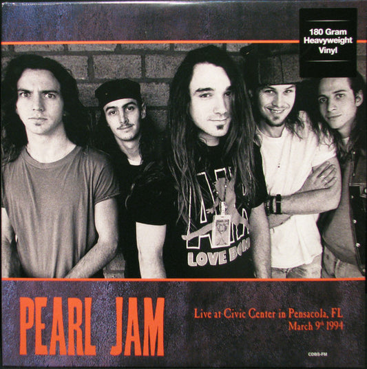 PEARL JAM - LIVE AT CIVIC CENTER PENSACOLA 1994 2LP - LP