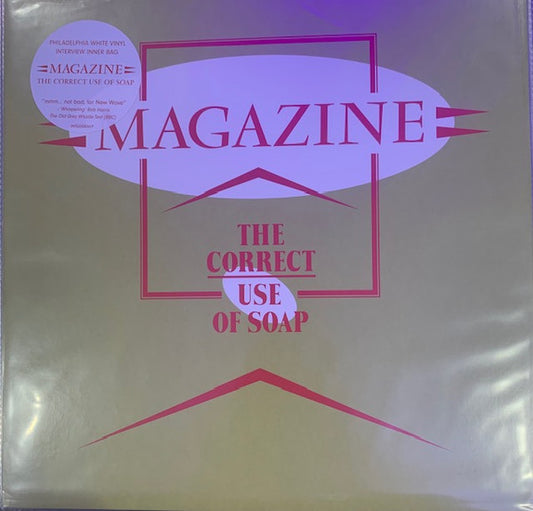 MAGAZINE - CORRECT USE OF SOAP : WHITE VINYL - LP