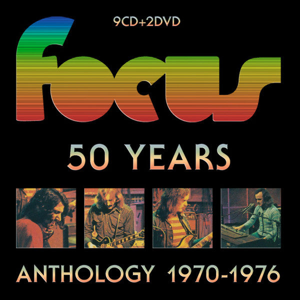 FOCUS - 50 YEARS ANTHOLOGY 1970 - 76: 9CD + 2DVD - CD