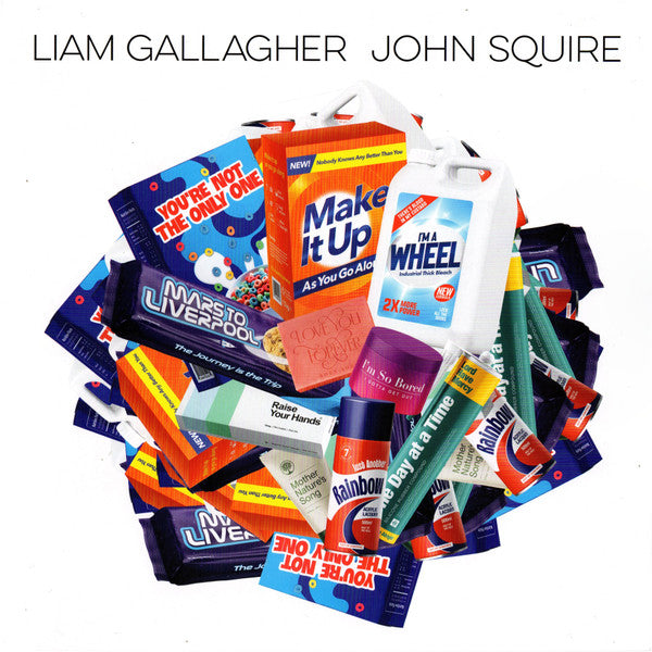 GALLAGHER, LIAM / JOHN SQUIRE - LIAM GALLAGHER & JOHN SQUIRE : BLACK - LP