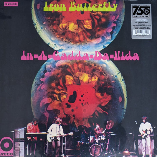 IRON BUTTERFLY - IN-A-GADDA-DA-VIDA : CLEAR VINYL (2023) - LP