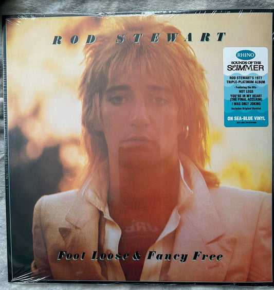 STEWART, ROD - FOOT LOOSE & FANCY FREE : SEA BLUE VINYL - LP
