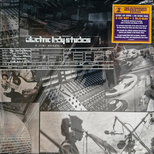 HENDRIX, JIMI EXPERIENCE - ELECTRIC LADY STUDIOS : 3CD + BLU-RAY - CD