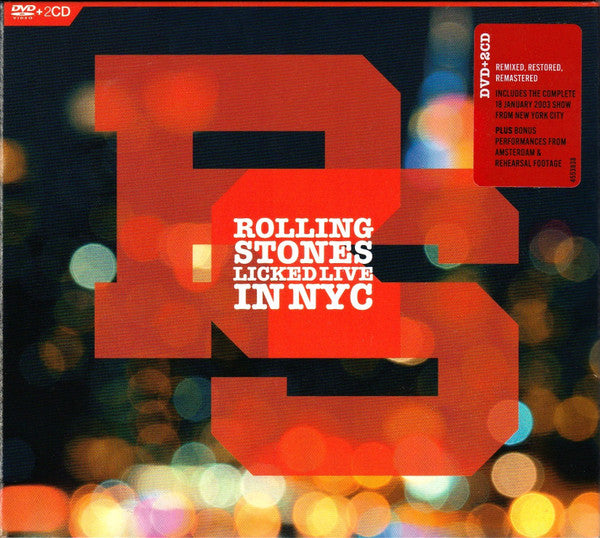 ROLLING STONES - LICKED LIVE IN NYC : DVD + 2CD SET - DVD