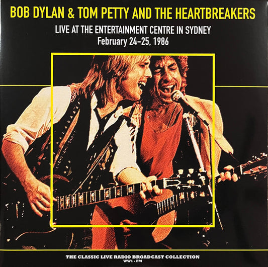 DYLAN, BOB & TOM PETTY - LIVE IN SYDNEY 1986 : 2LP ORANGE BLACK - LP