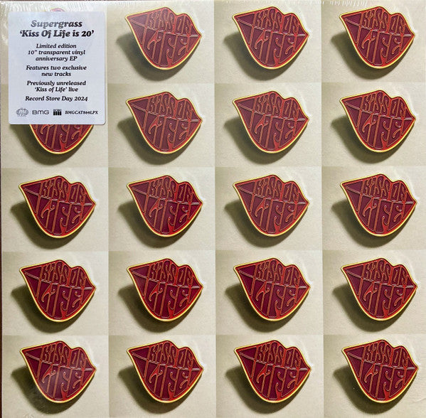 SUPERGRASS - KISS OF LIFE : TRANSPARENT RECYCLED - 10