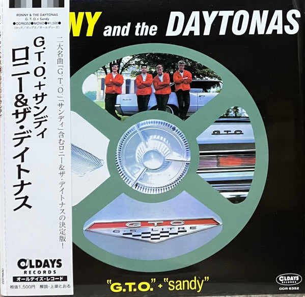 RONNY & THE DAYTONAS - GTO / SANDY : JAPANESE CARD SLEEVE - CD