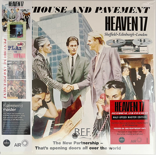 HEAVEN 17 - PENTHOUSE & PAVEMENT : HALF-SPEED MASTER - LP