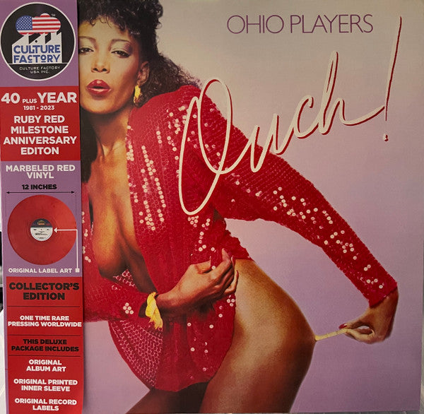 OHIO PLAYERS - OUCH! : RED VINYL - LP
