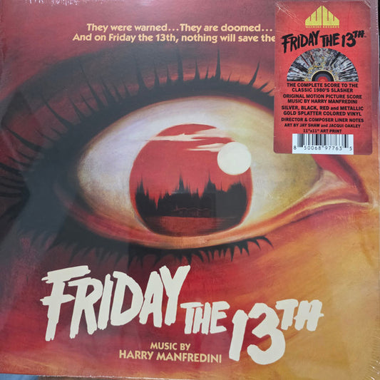 FRIDAY THE 13TH - SOUNDTRACK : SILVER WITH SPLATTER VINYL - LP