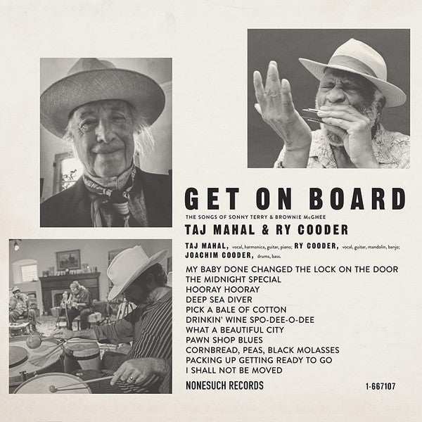 MAHAL, TAJ & RY COODER - GET ON BOARD - CD
