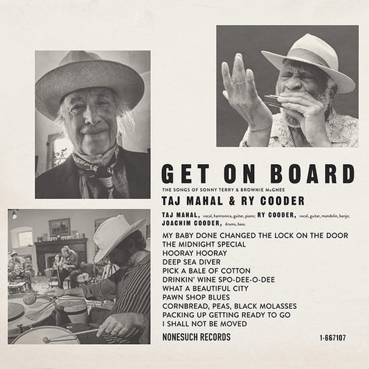 MAHAL, TAJ & RY COODER - GET ON BOARD - CD