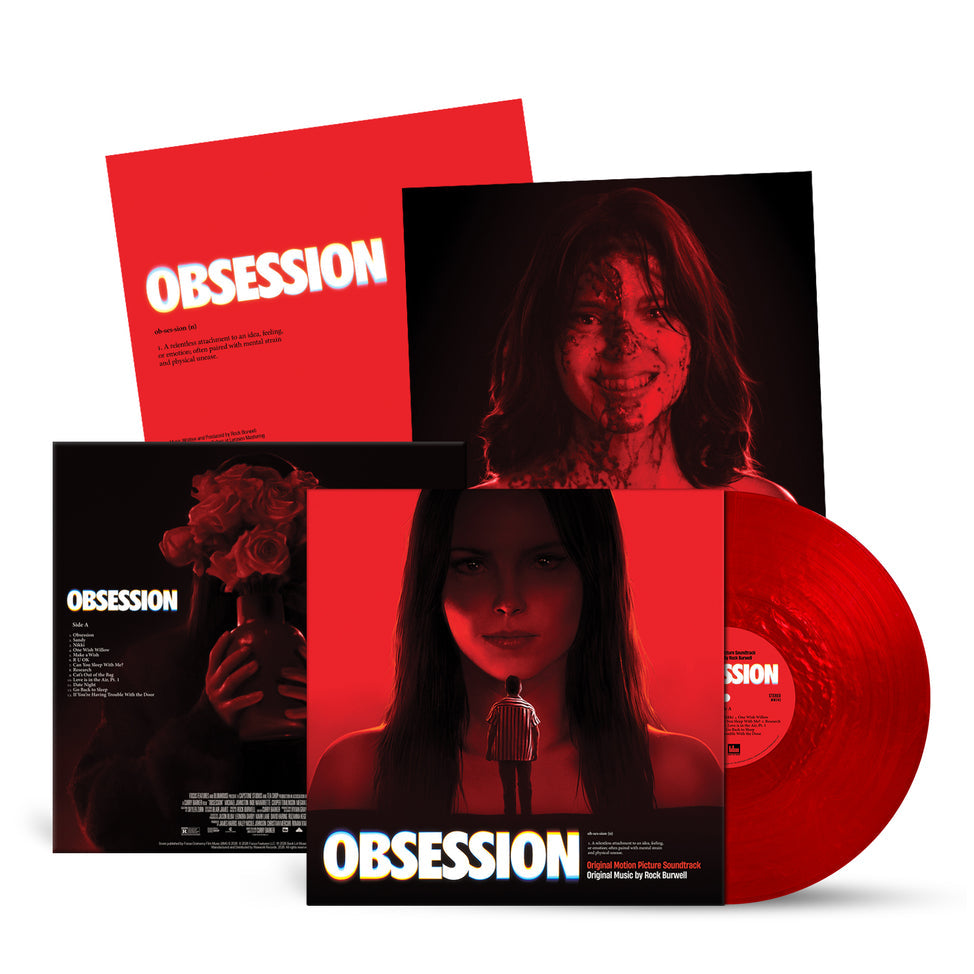 OBSESSION - SOUNDTRACK : PEARLESCENT RED VINYL - LP