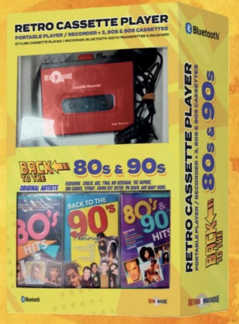 WALKMAN : RED - RETRO CASSETTE PLAYER - ACC