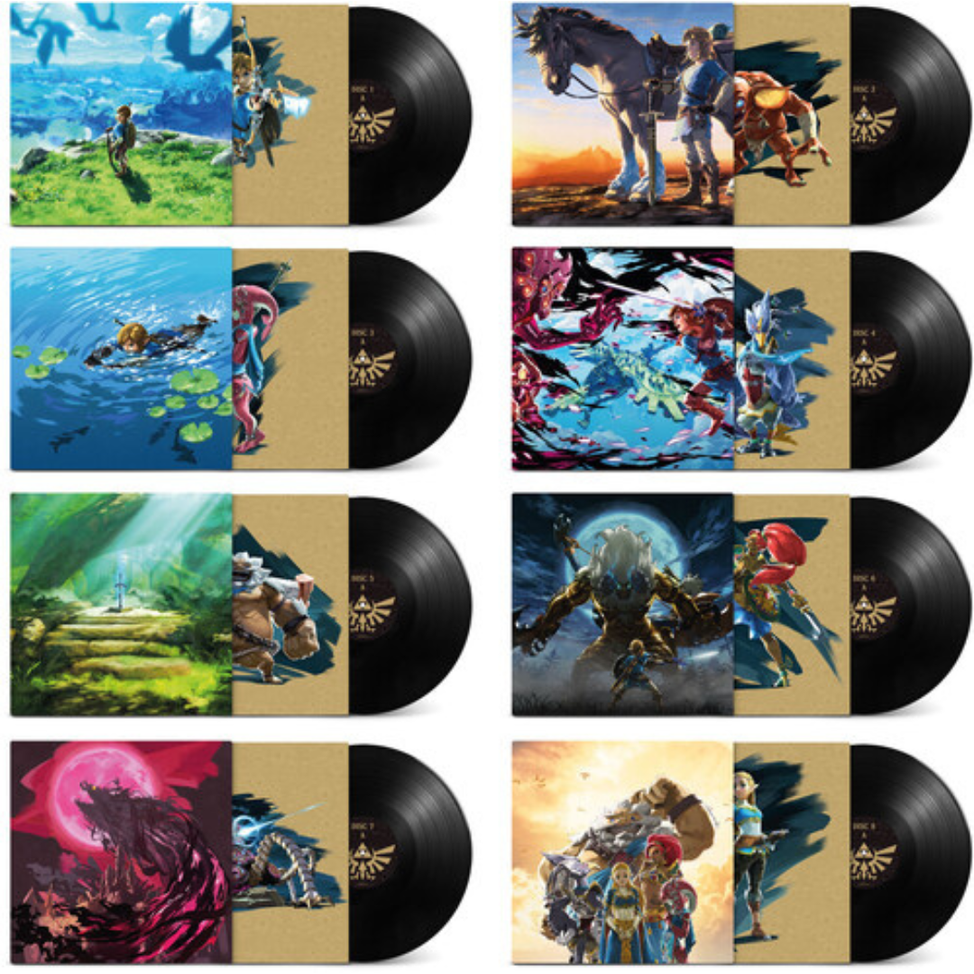 LEGEND OF ZELDA : BREATH OF THE WILD - SOUNDTRACK : COMPLETE (8LP SET) - LP