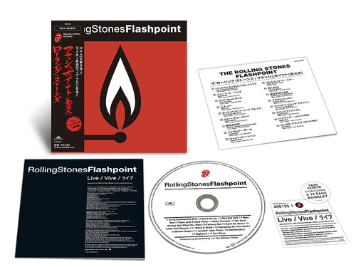 ROLLING STONES - FLASHPOINT : JAPANESE CARD SLEEVE - CD