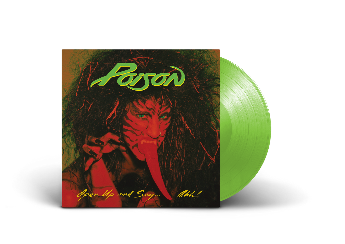 POISON - OPEN UP & SAY  AHH!: NEON GREEN VINYL - LP