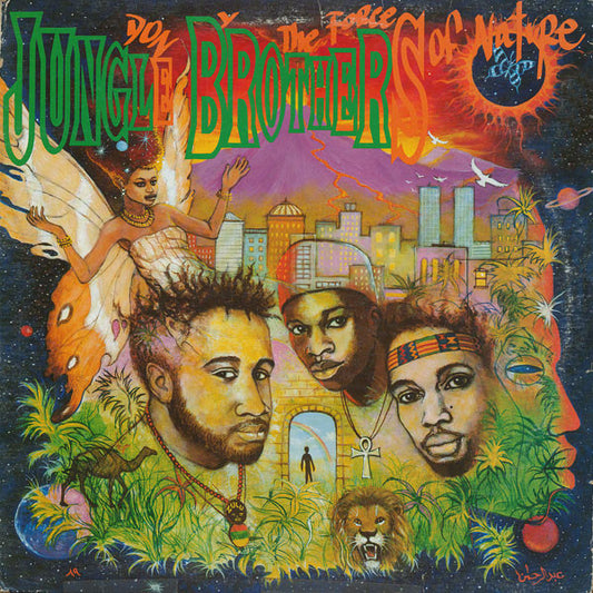JUNGLE BROTHERS - DONE BY THE FORCES OF NATURE (EU PRESS) - LP