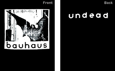 BAUHAUS - UNDEAD DISCHARGE: X-LARGE - TSH