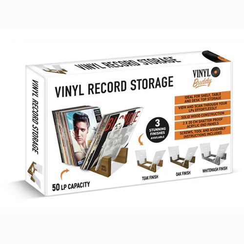 VINYL RECORD STORAGE - ALBUM DESK RACK - VINYL BUDDY - ACC