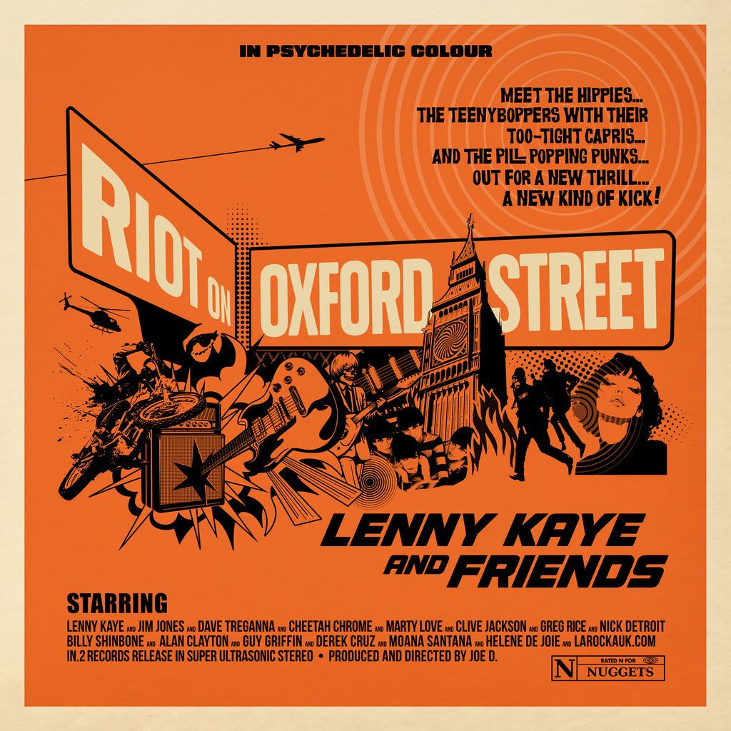 KAYE, LENNY - RIOT ON OXFORD STREET: ORANGE VINYL - LP