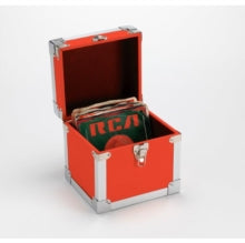 RECORD CARRYING CASE - 7" SINGLES 50 RECORD CASE : RED - ACC
