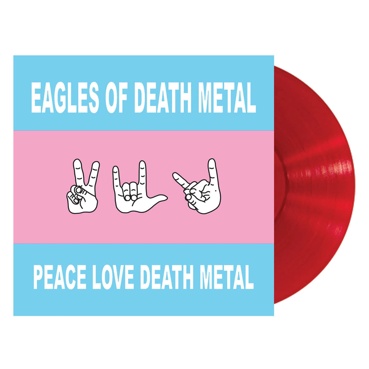 EAGLES OF DEATH METAL - PEACE LOVE DEATH METAL : RED VINYL - LP