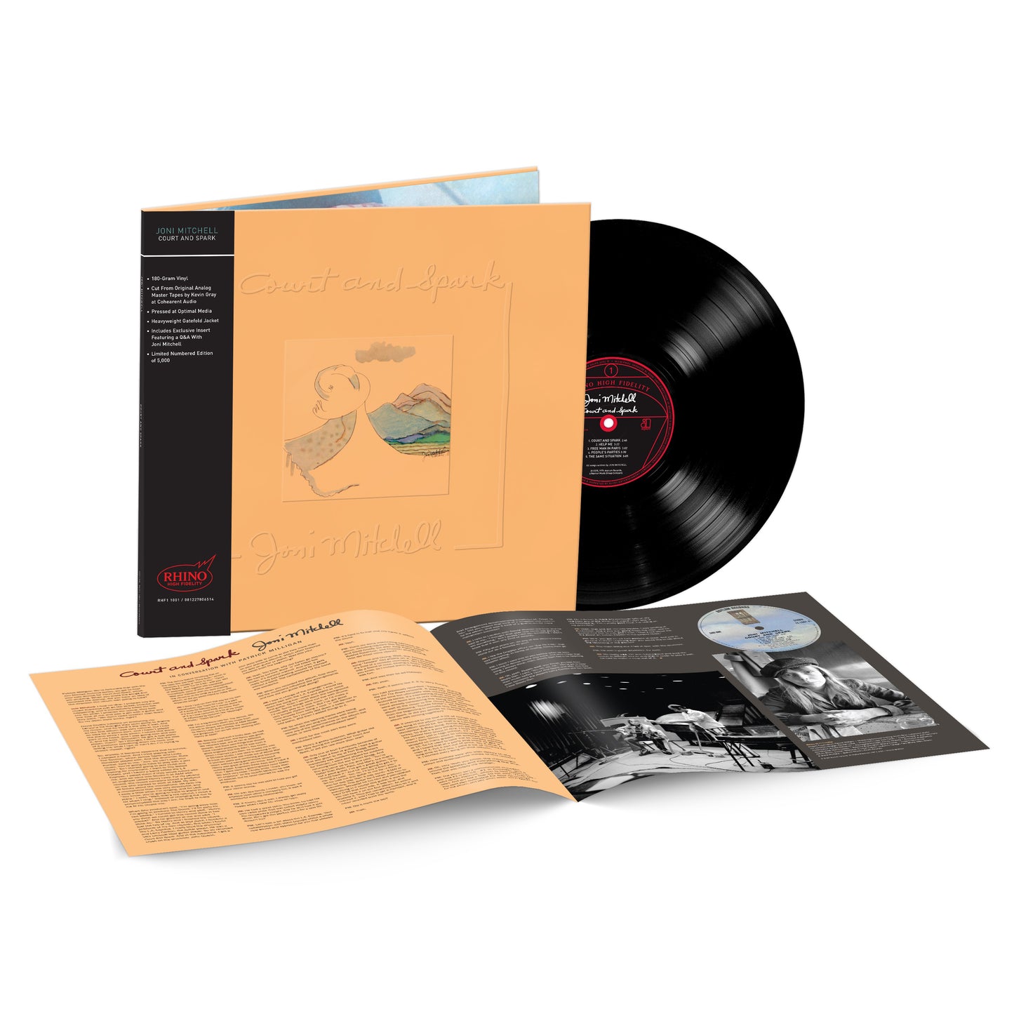MITCHELL, JONI - COURT & SPARK : RHINO HIGH FIDELITY - LP